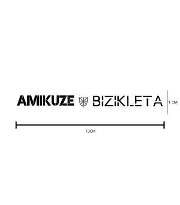 Sticker Amikuze 13/1 Noir