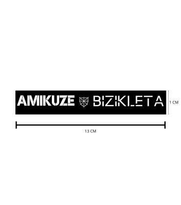 Sticker Amikuze 13/1 Blanc