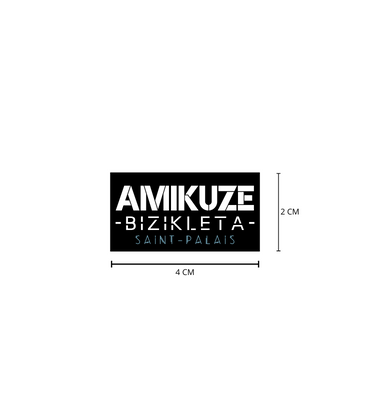 Sticker Amikuze 4/2 Blanc